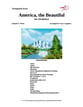America, the Beautiful Orchestra sheet music cover
